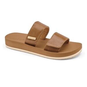 Cobian Brown Slide Sandals
